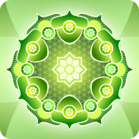 green mandala small