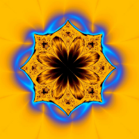 yellow mandala small
