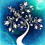 tree blue small